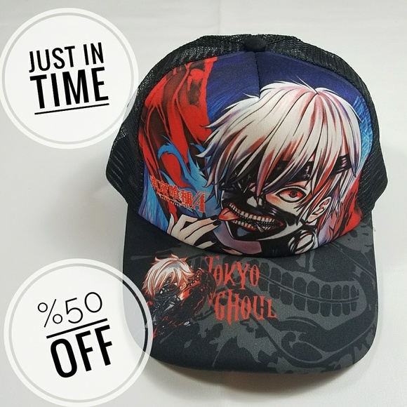 Other - Tokyo Ghoul Anime Print Trucker Hat Snapback Cap